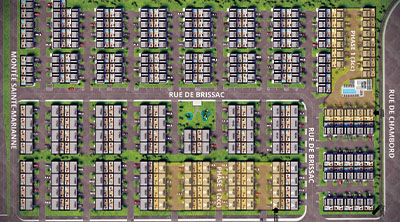 Plan du projet - Maisons de ville neuves a vendre a Mirabel - Villas cite Mirabel